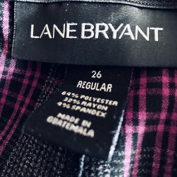 LANE BRYANT Sz26 WOMEN'S PLUS SIZE CUTE PANTS - Picture 2 of 14